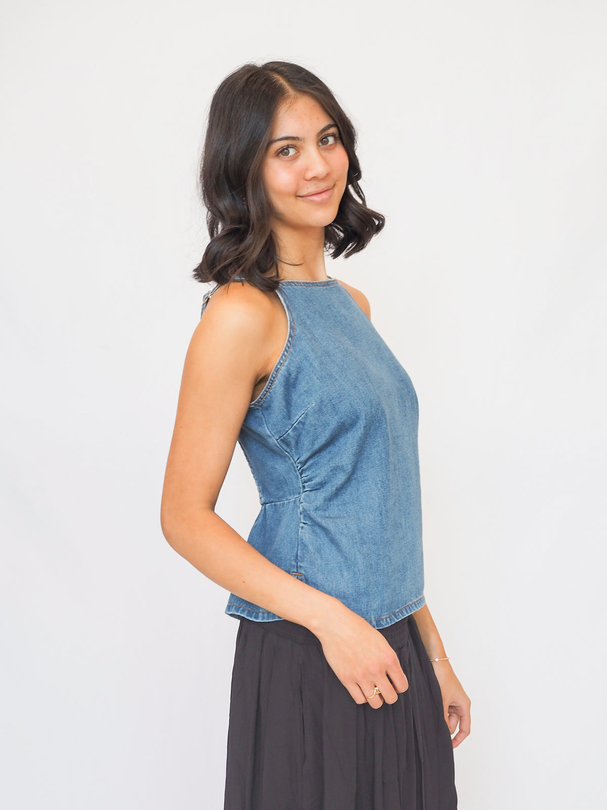 Tiana Tank in Sena Blue