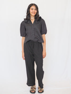 Rayne Pull on Pant in Black