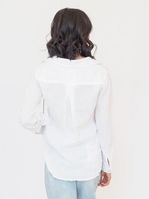 Bella Dahl Pocket Button Down in White
