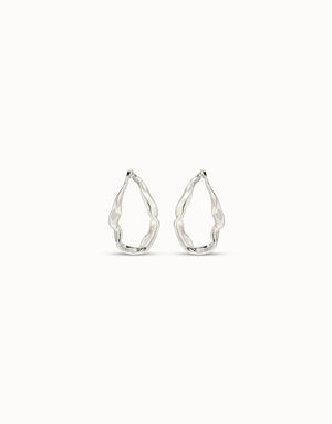 Uno De 50 Mare Silver Hoop Earrings