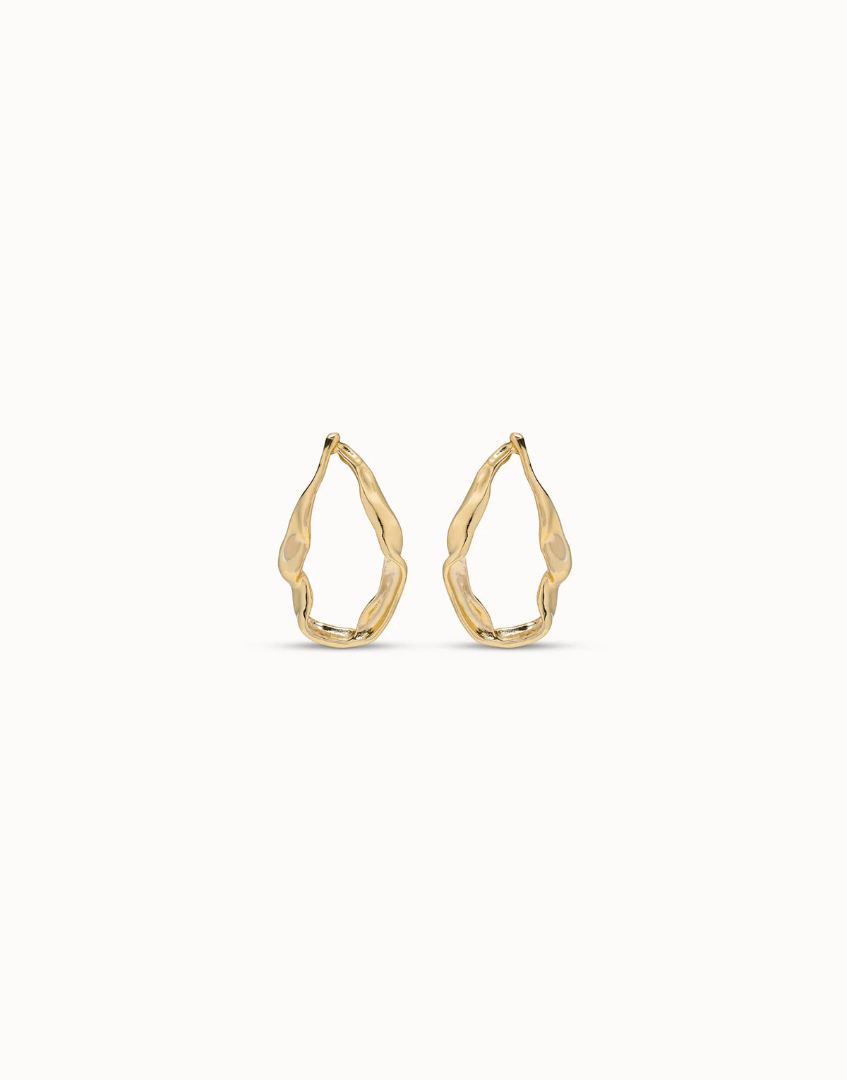 Uno De 50 Mare Gold Hoop Earrings
