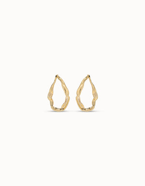 Uno De 50 Mare Gold Hoop Earrings