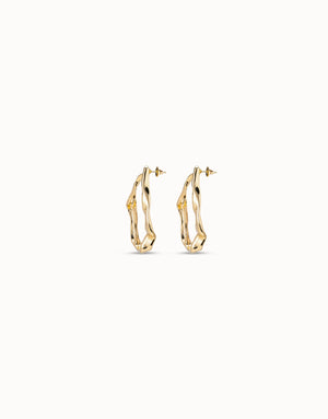 Uno De 50 Mare Gold Hoop Earrings