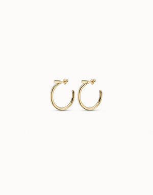 Uno De 50 Elige 1 Gold Hoop Earrings