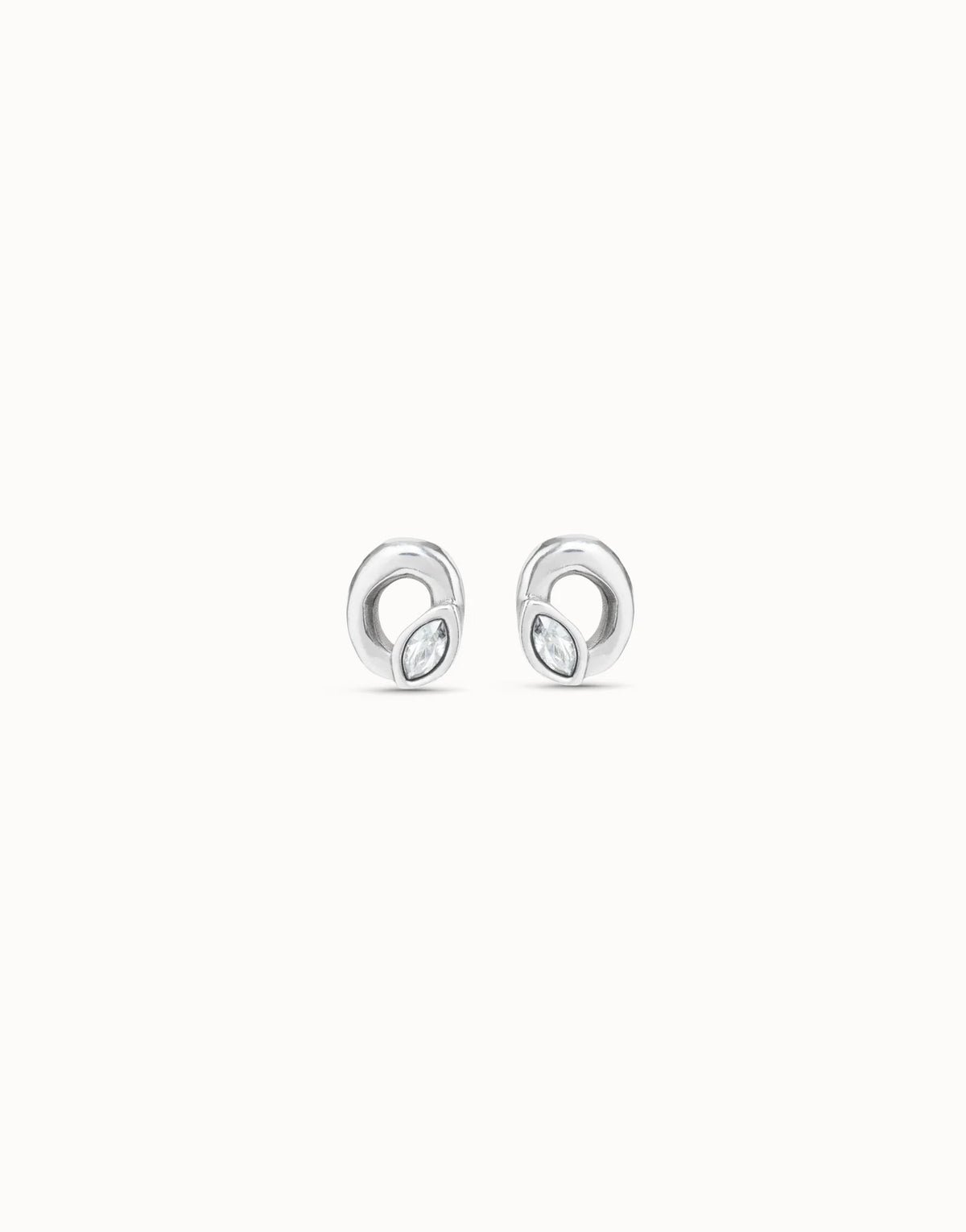 Uno De 50 Details Spiral Silver Earrings