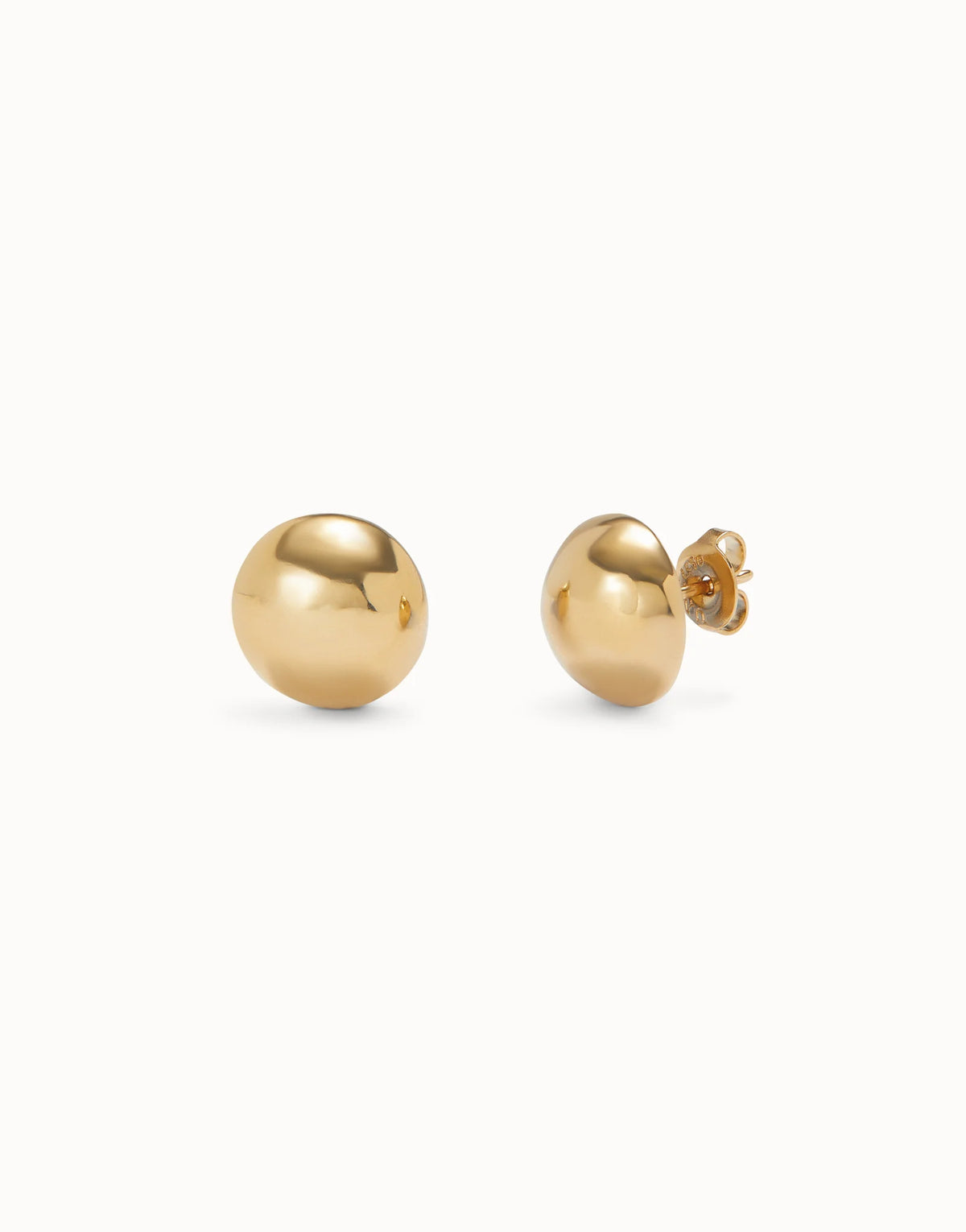 Uno De 50 Gold Ser Intrepida Stud Earrings