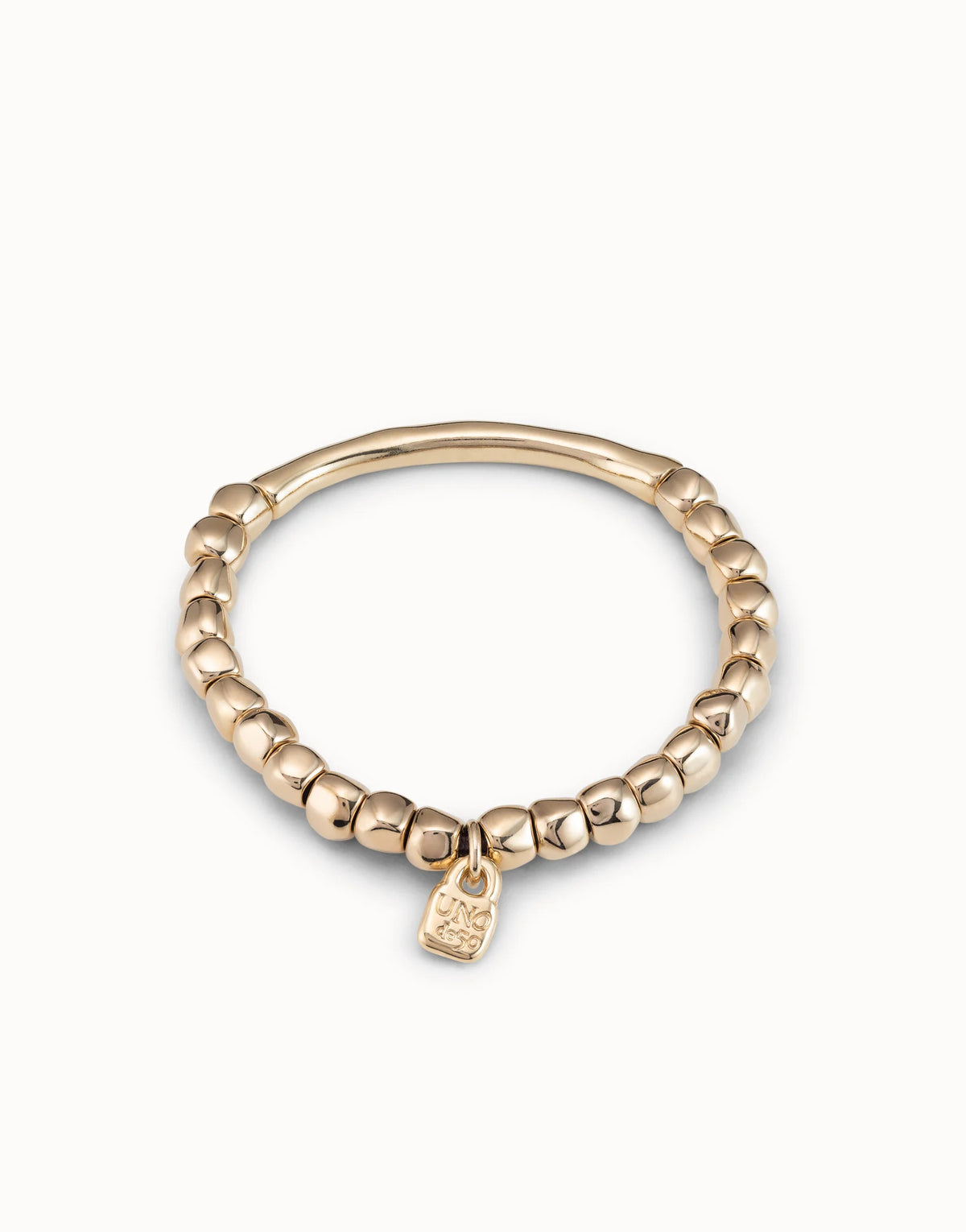 UNODE50 Beaded Stretch Bracelet with Tubular Piece