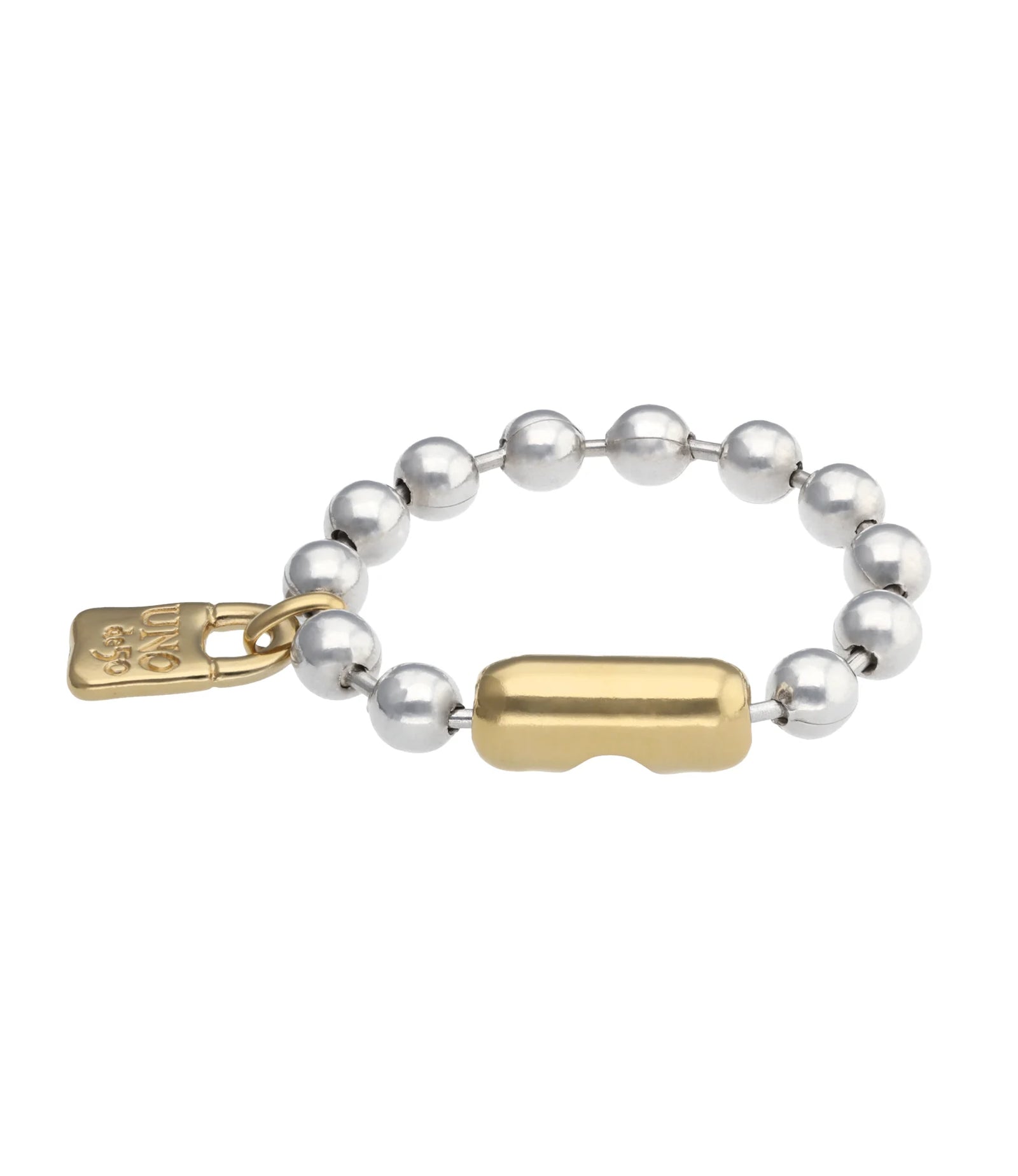 Uno De 50 Beaded Bracelet with Padlock