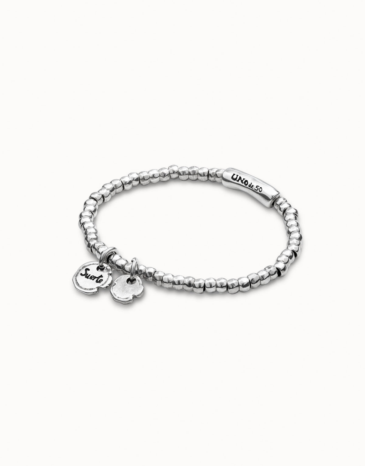 Uno De 50 Bracelet with Integrated Charms