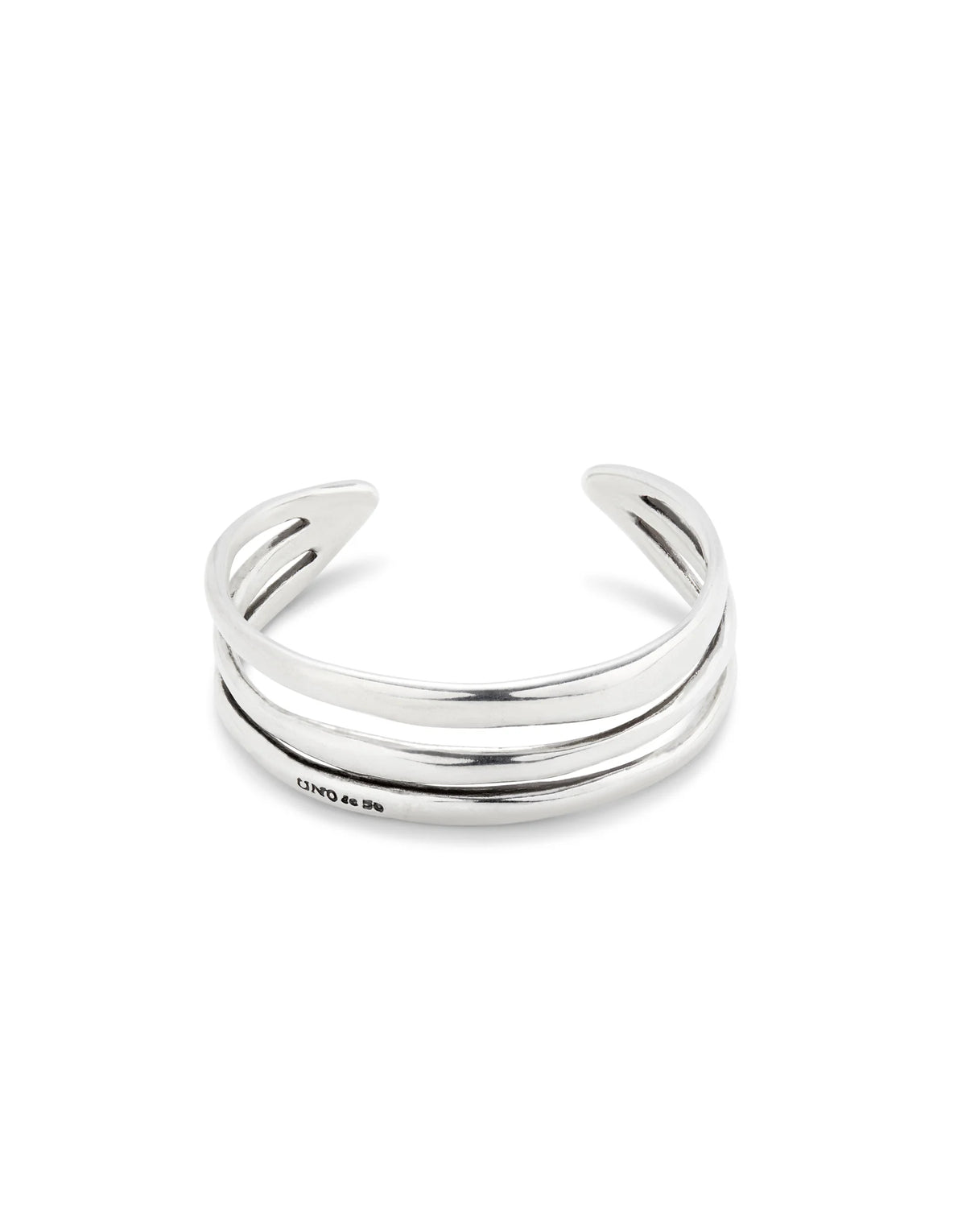 Uno De 50 Electrik Silver Cuff Bracelet