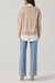 ASTR THE LABEL Jianna Layered Sweater in Light Taupe White