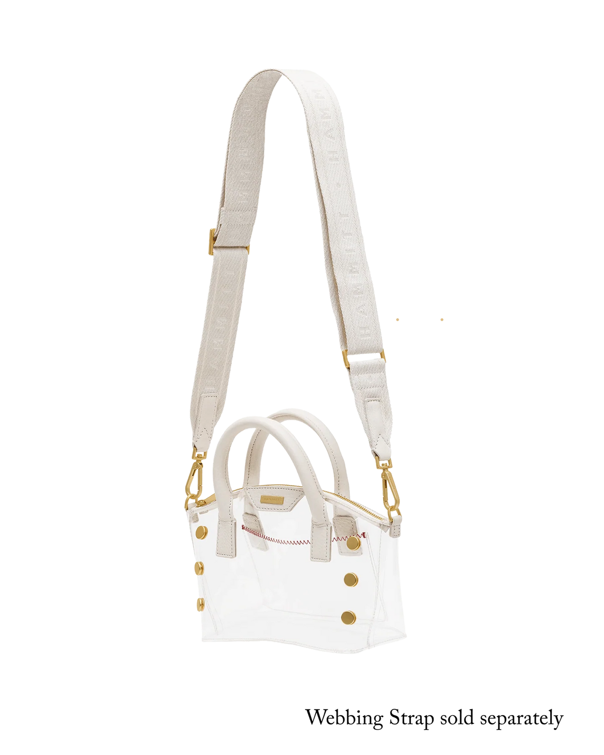 Hammitt Paula Clear Bag in Calla Lily White