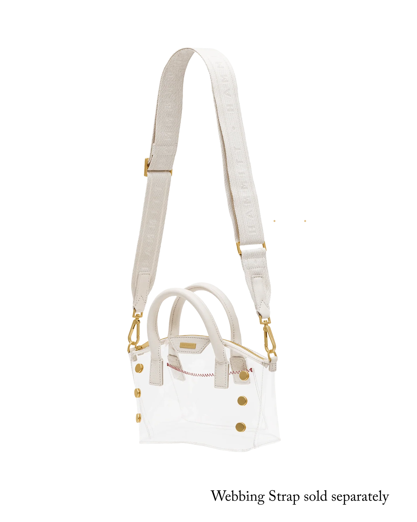 Hammitt Paula Clear Bag in Calla Lily White