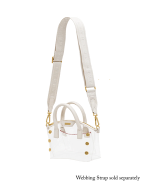 Hammitt Paula Clear Bag in Calla Lily White