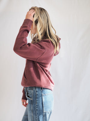 Cori Burgundy Hoodie