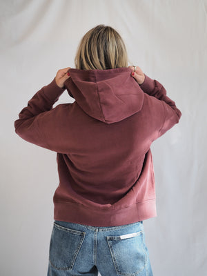 Cori Burgundy Hoodie