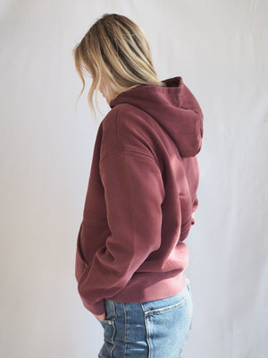 Cori Burgundy Hoodie