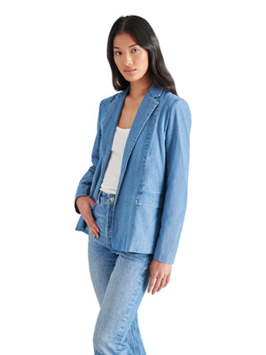 Steve Madden Payton Blazer in Chambray