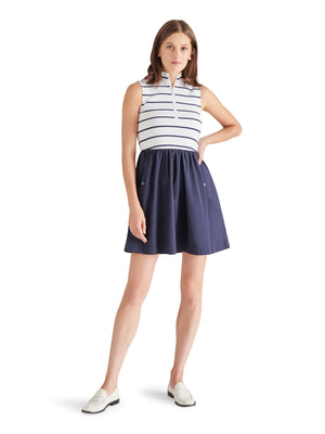 Steve Madden Lyon Navy Stripe Dress