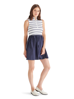 Steve Madden Lyon Navy Stripe Dress