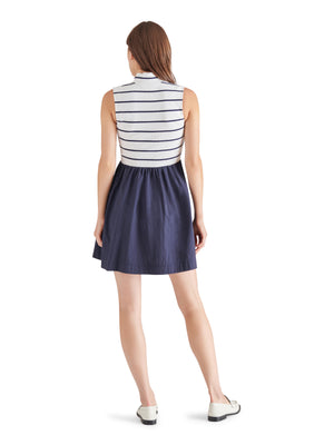 Steve Madden Lyon Navy Stripe Dress