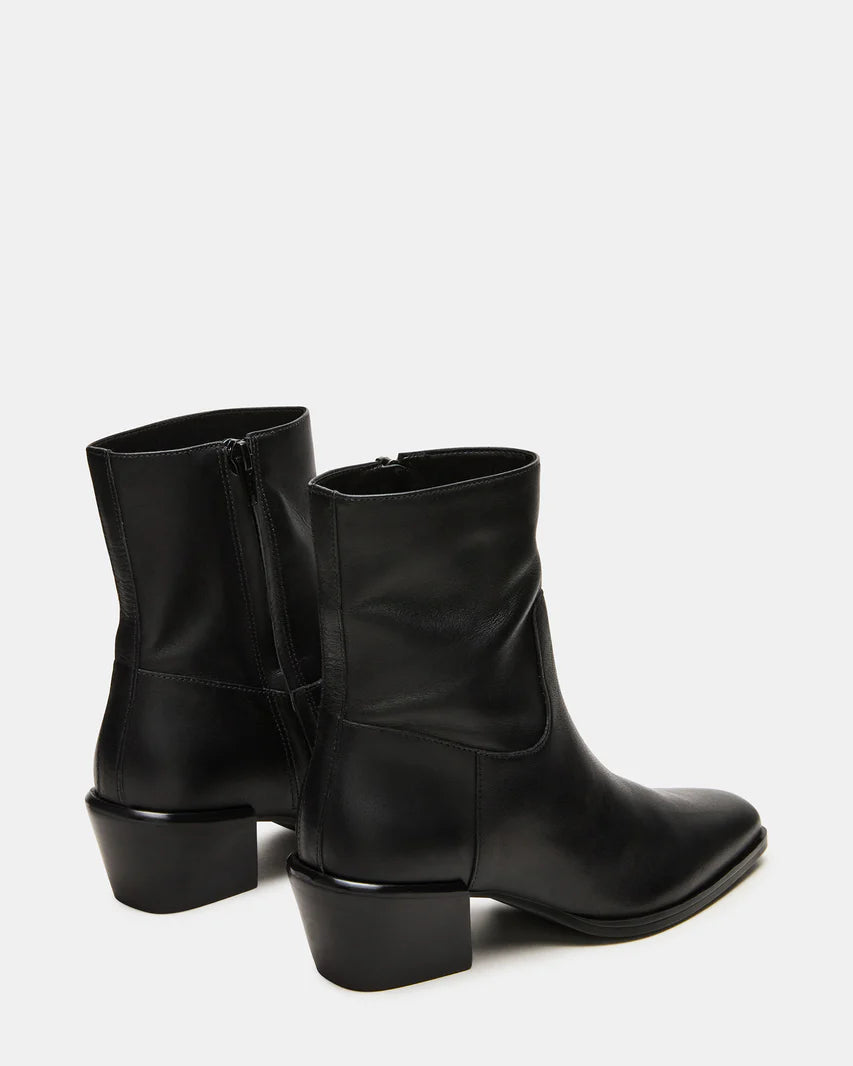 Steve Madden Daney Black Leather Boot