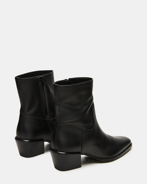 Steve Madden Daney Black Leather Boot
