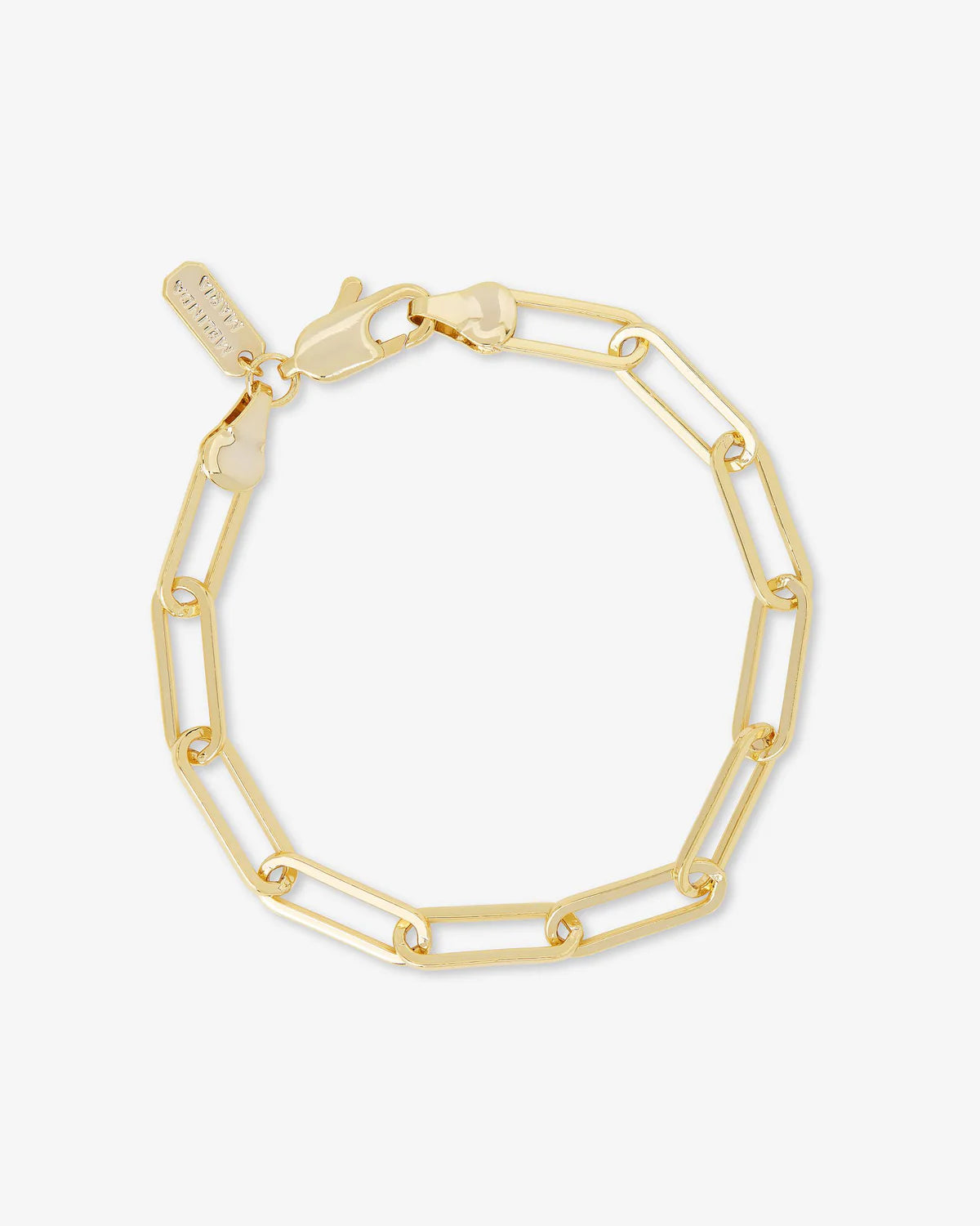 Melinda Maria Samantha Chain Link Gold Bracelet