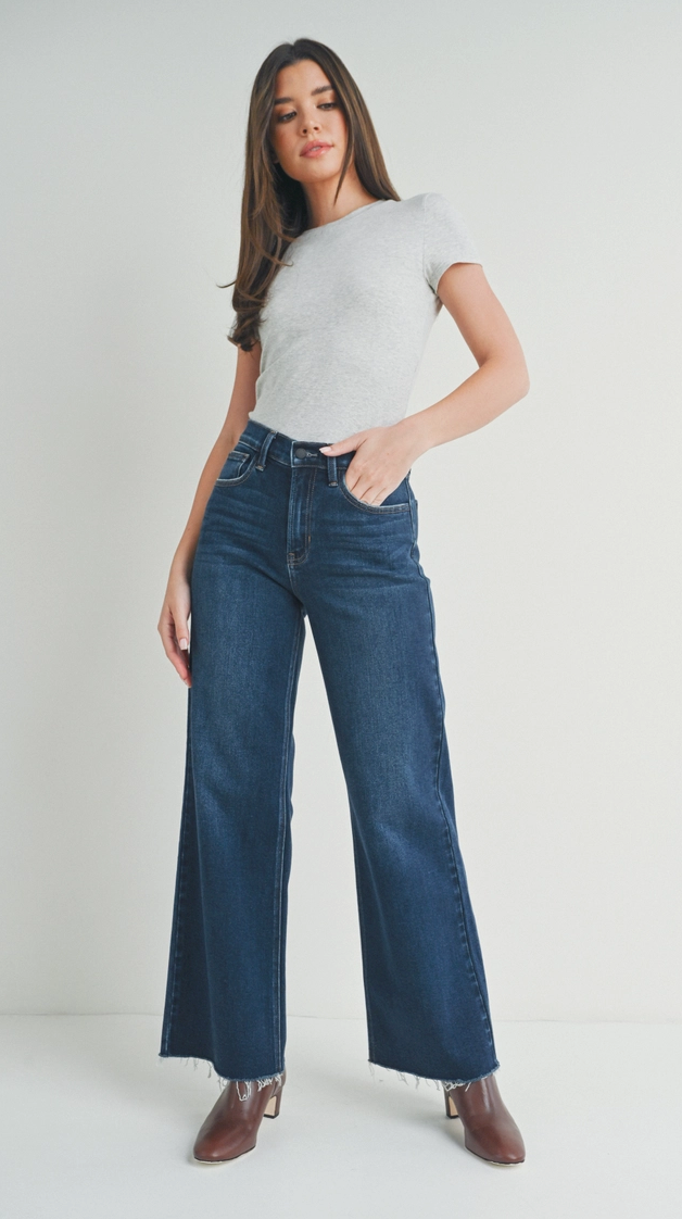 Ellen High Rise 90s Slim Flare Jean | LIT Boutique