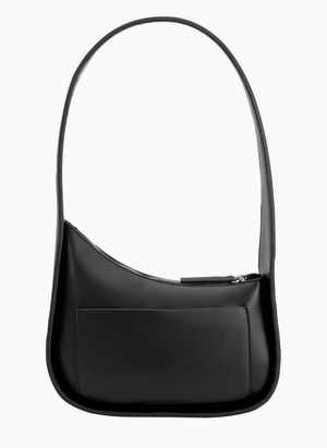 Willow Black Recycled Vegan Shoulder Bag