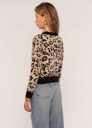 Heartloom Rowan Leopard Polo Sweater