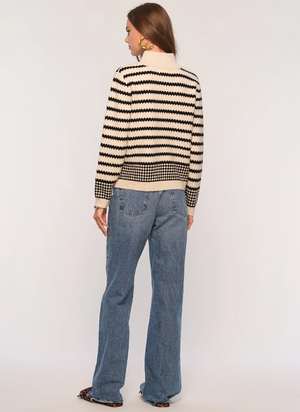 Heartloom Delina Stripe Ivory Sweater