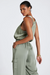 Bishop + Young Renee Satin Cami in Olive