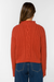 Velvet Heart Jennevie Burnt Brick Cable Sweater