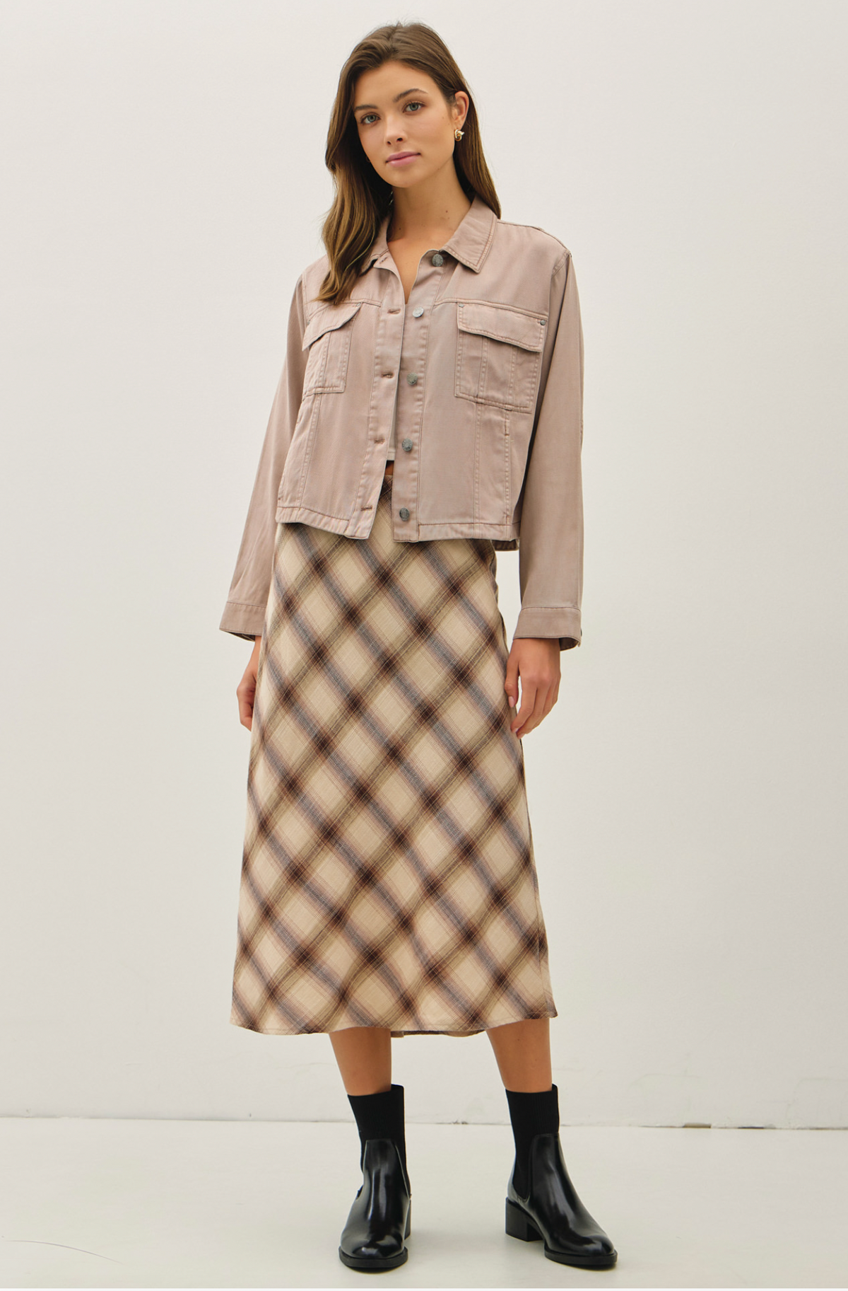 Tay Soft Tencel Jacket with Pockets