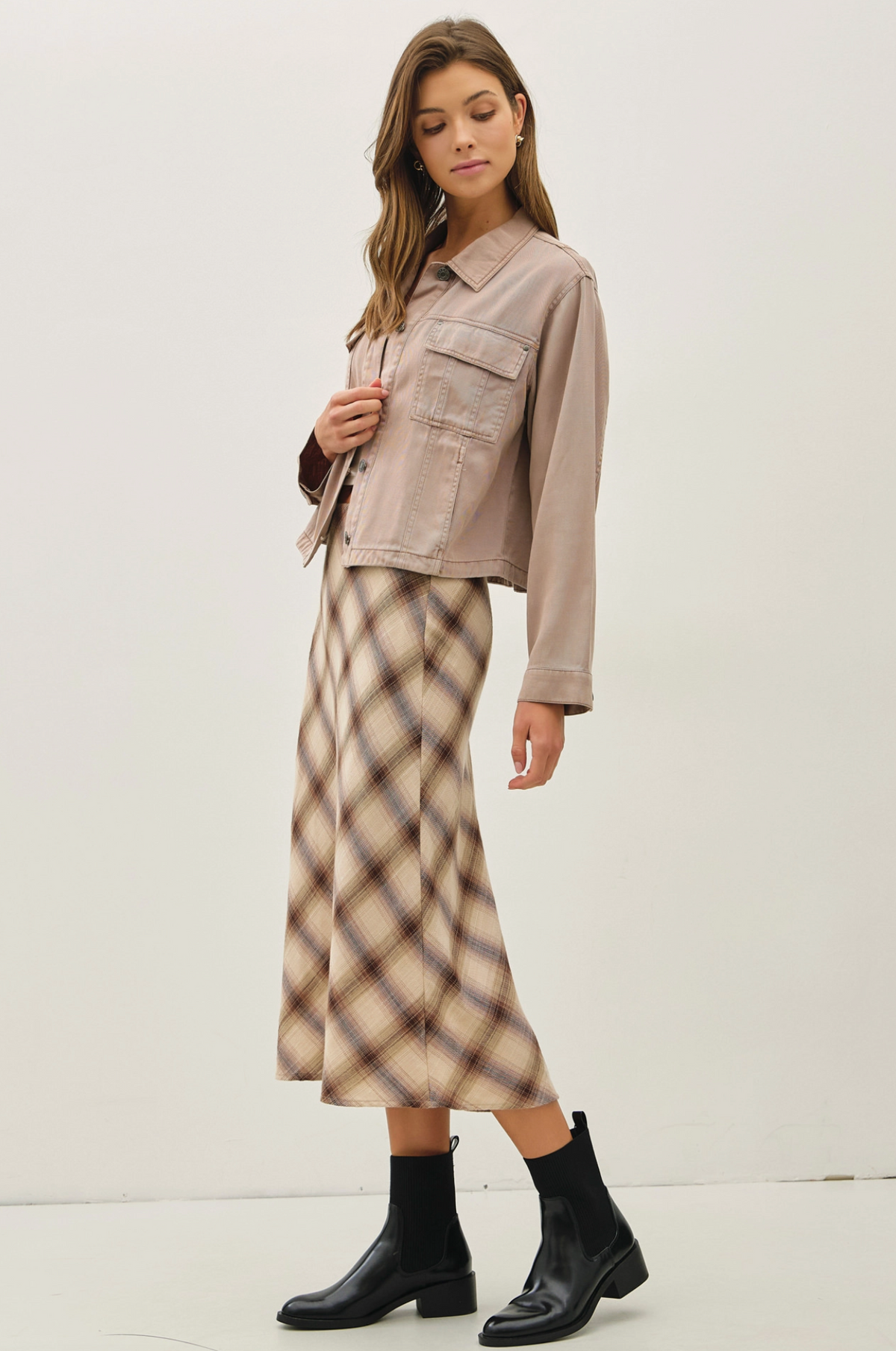 Tay Soft Tencel Jacket with Pockets