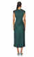 ASTR THE LABEL Deitra Satin Dress in Teal Green