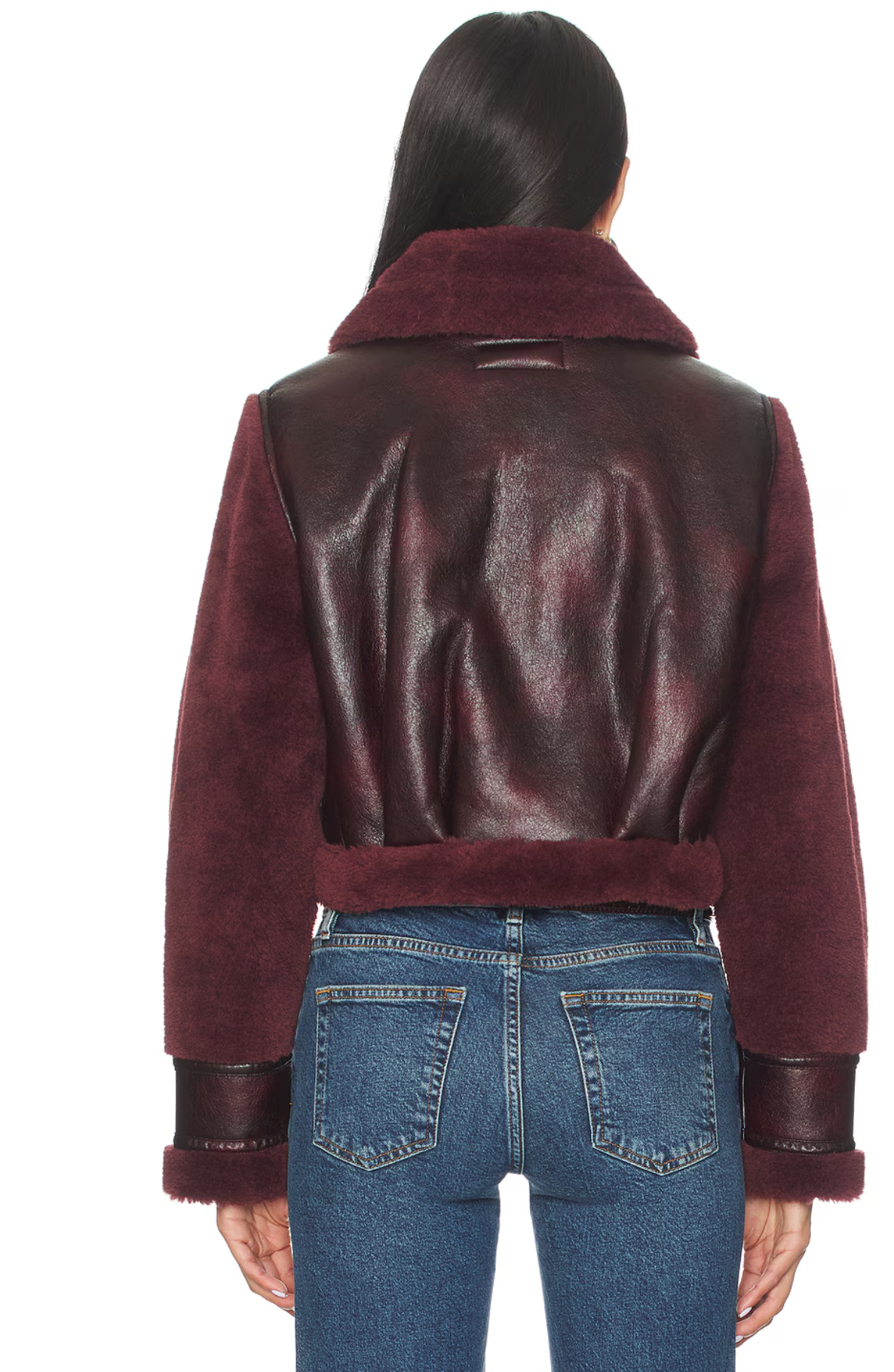 Blank NYC Anchor Points Sherpa Leather Jacket