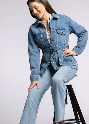 Nevada Denim Jacket in Medium Wash