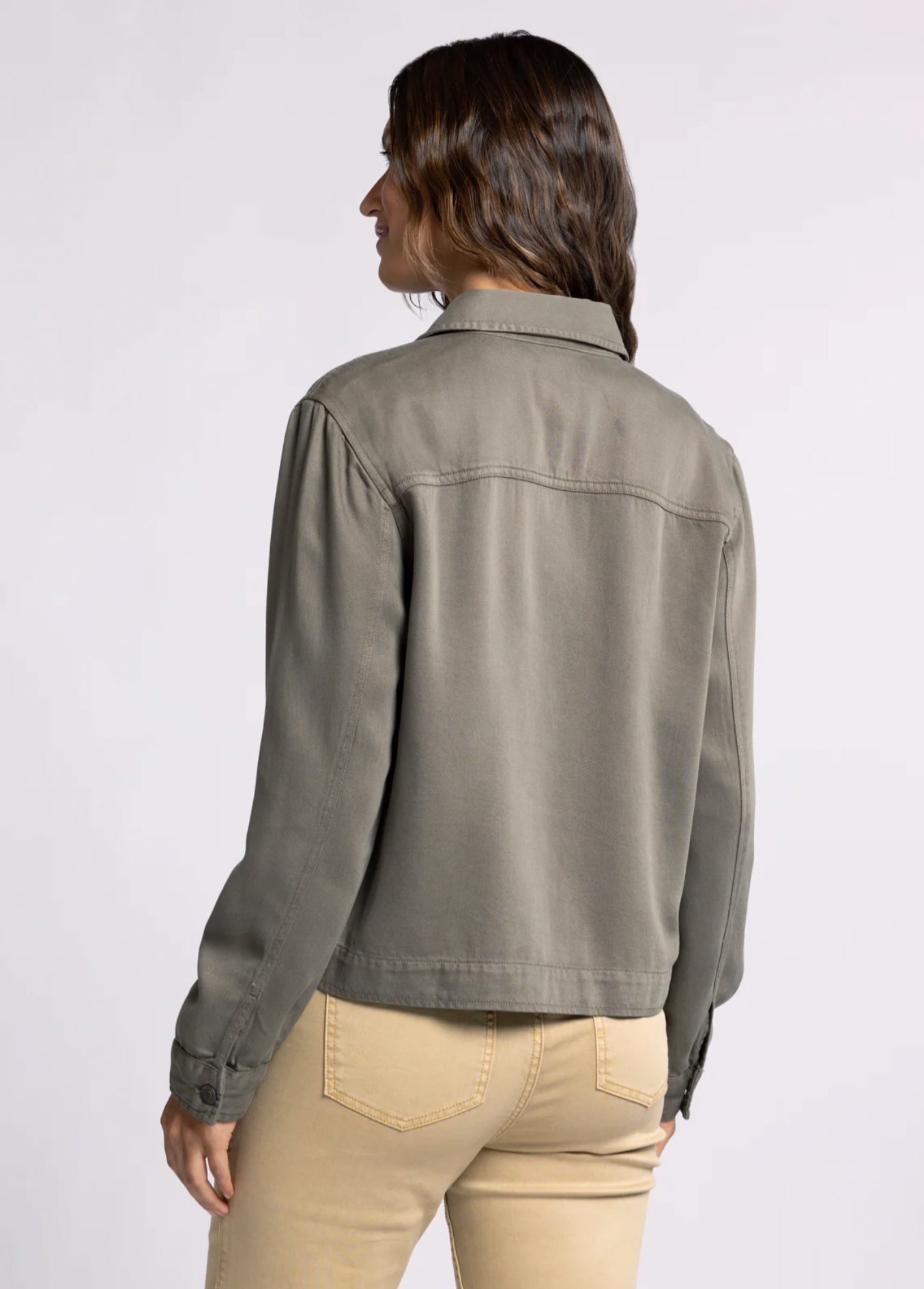 Jackie Jacket in Dusty Olive
