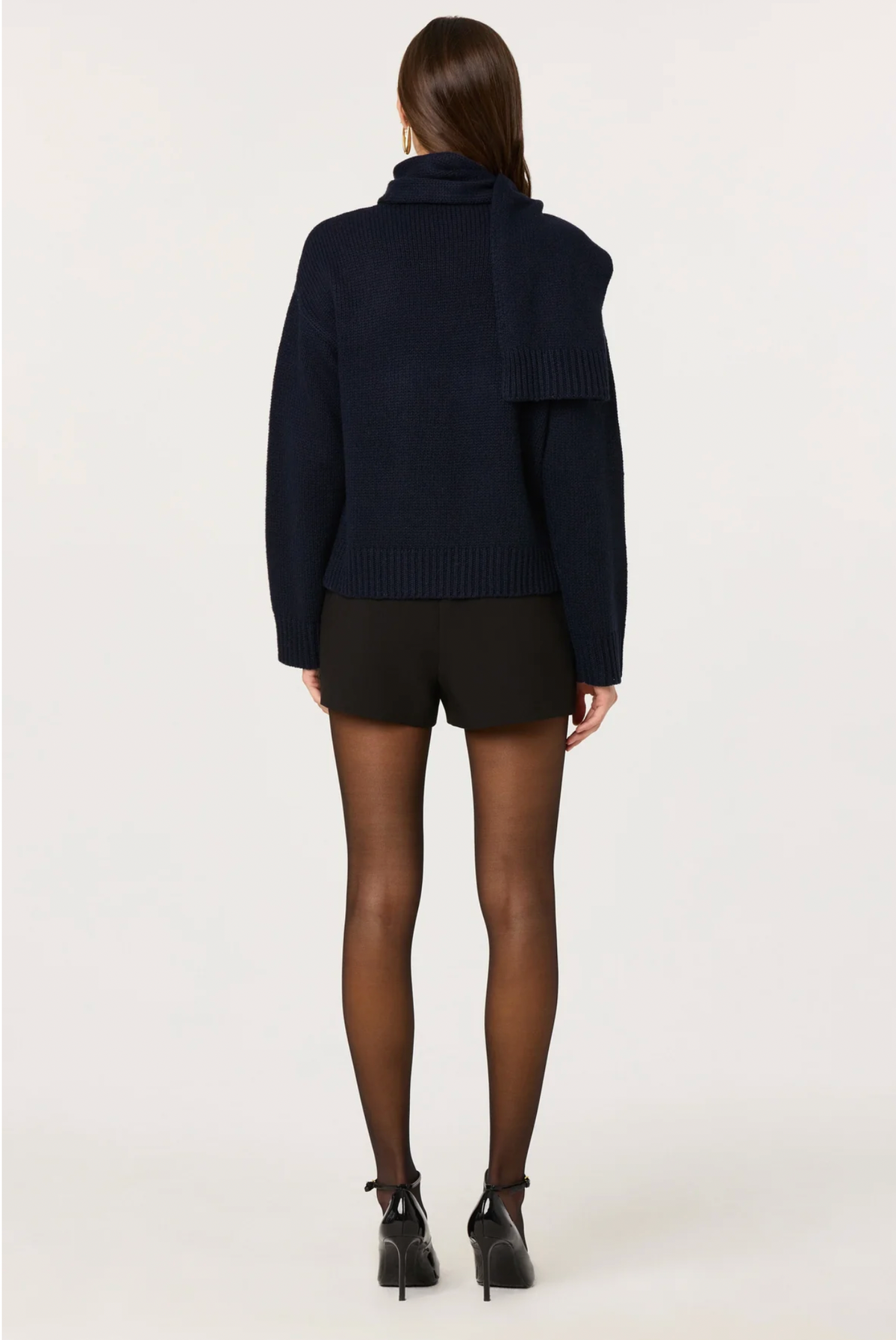 Astr the Label JACKELINE Navy Cardigan Sweater