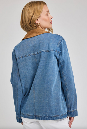 Flynn Denim Button Down in Light Wash