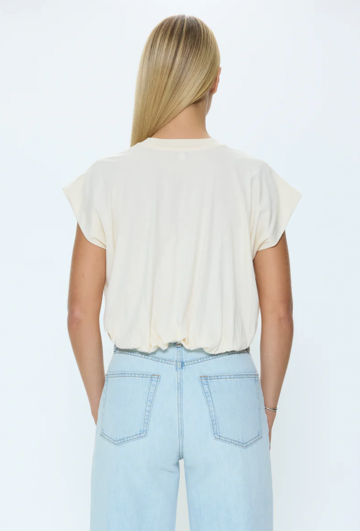 Pistola Millie Top in La Blanc