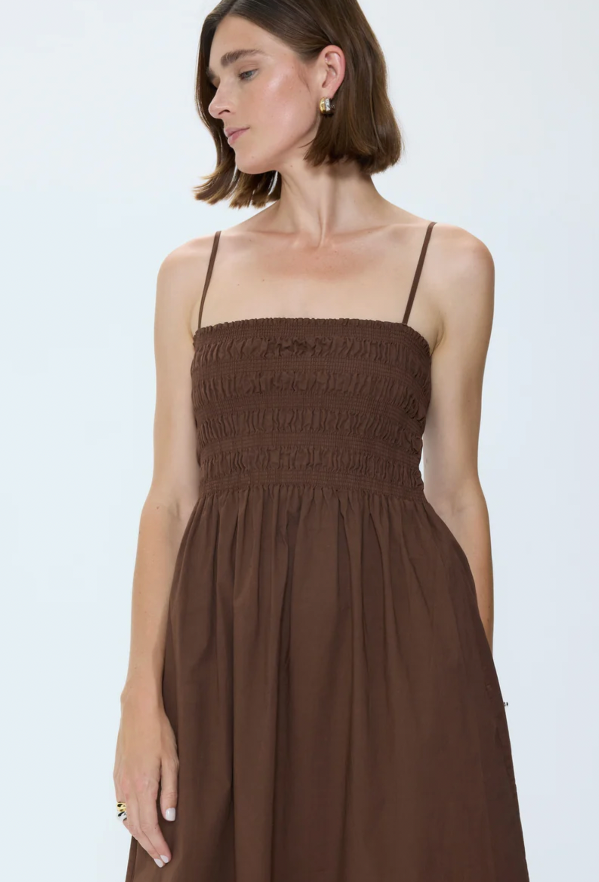 Pistola Bianca Dress in Bruna