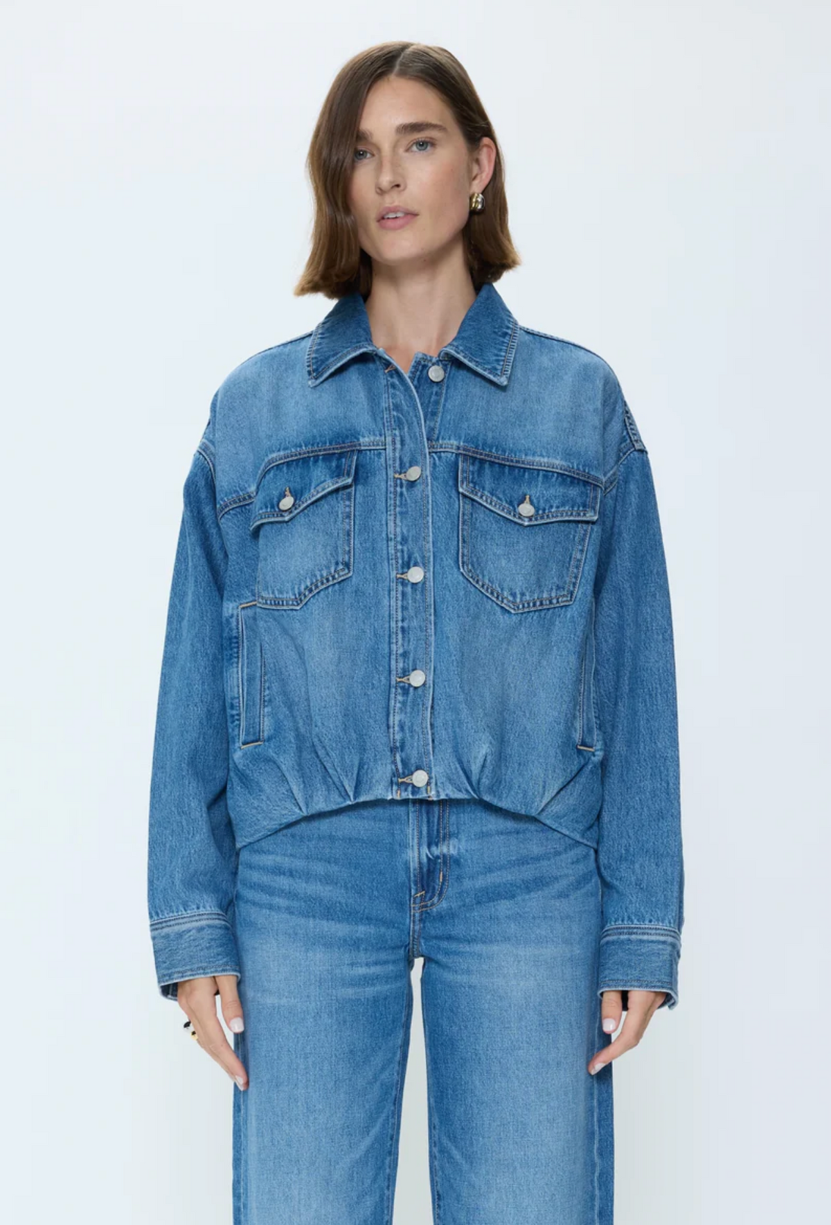 Pistola Bibi Denim Jacket in Heartflet