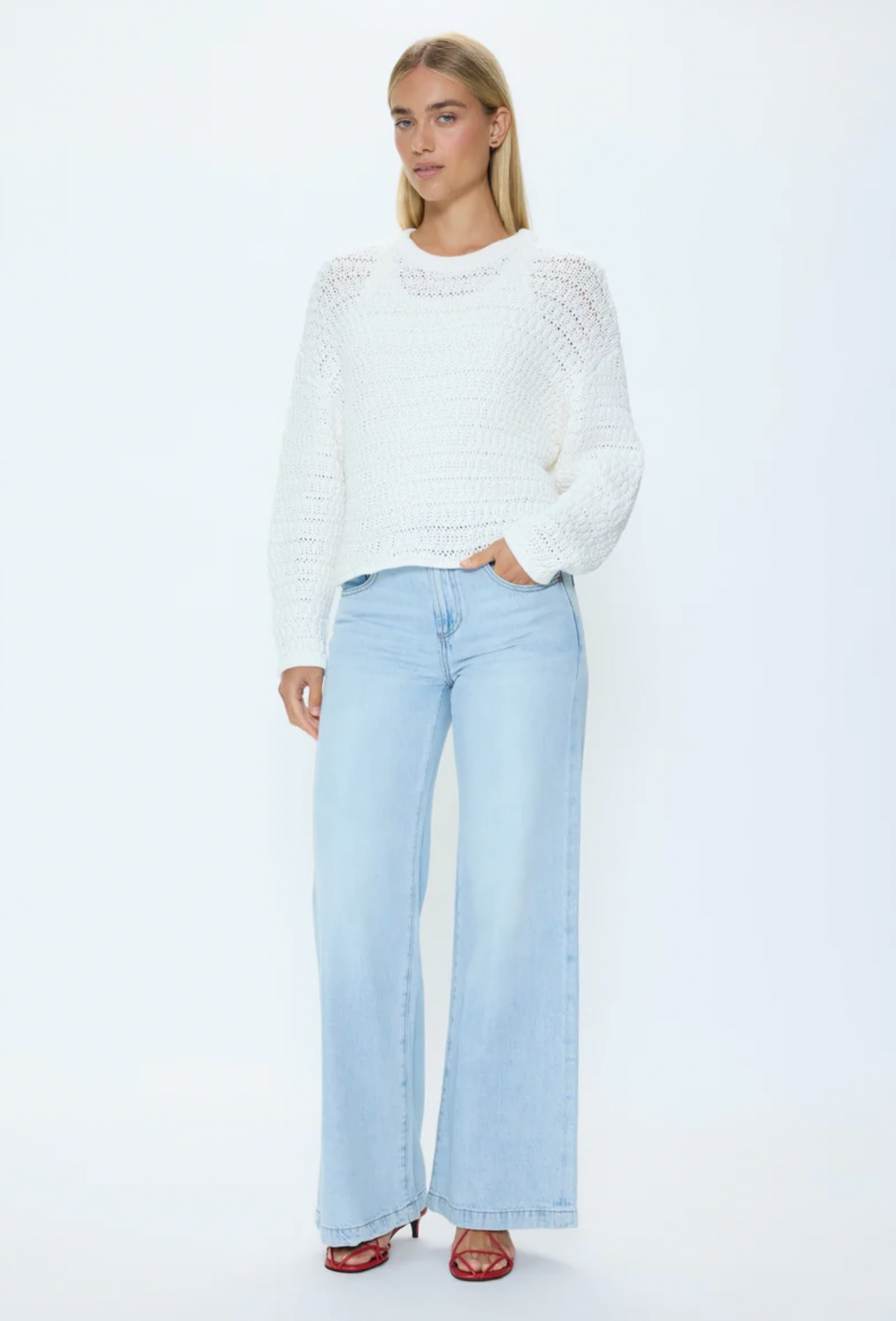 Pistola Katya Sweater in La Blanc