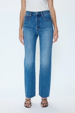 Pistola Cassie Denim Straight Jeans in Capri