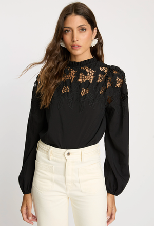 Caballero Riana Reversible Top in Black