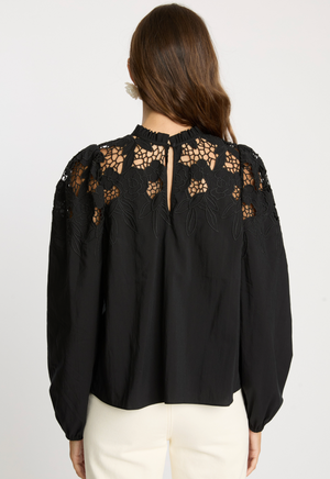 Caballero Riana Reversible Top in Black