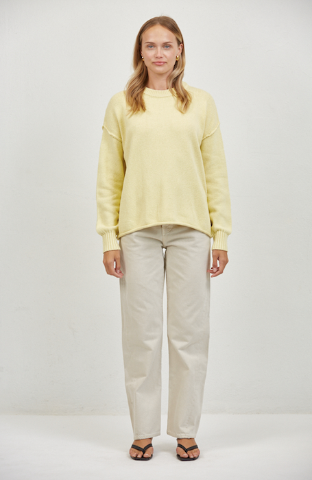 Eden Yellow Sweater Top